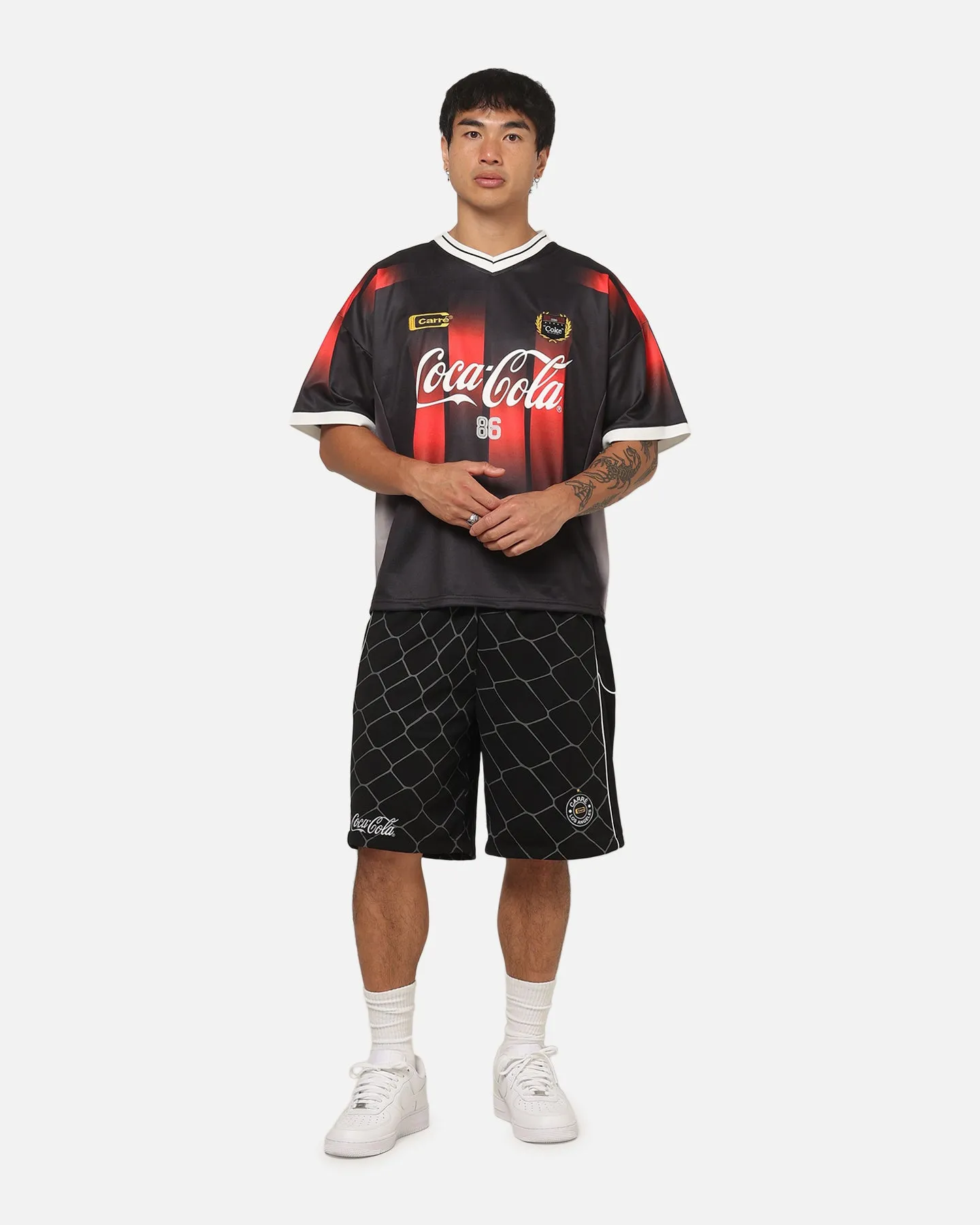Carre Carre Carré X Coca Cola The Grid Mesh Shorts Black sold by Culture Kings product image thumbnail 2
