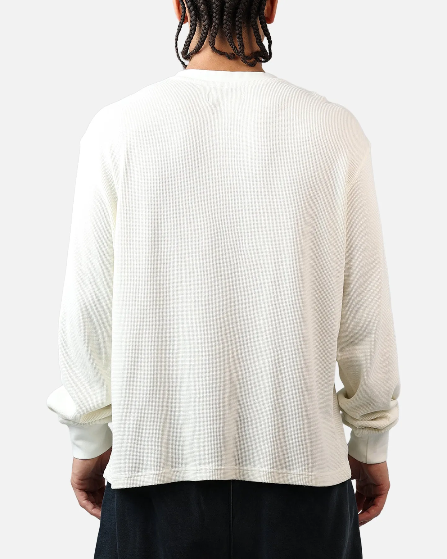 American Thrift Waffle Henley Shirt Washed Stone sold by Culture Kings product image thumbnail 2