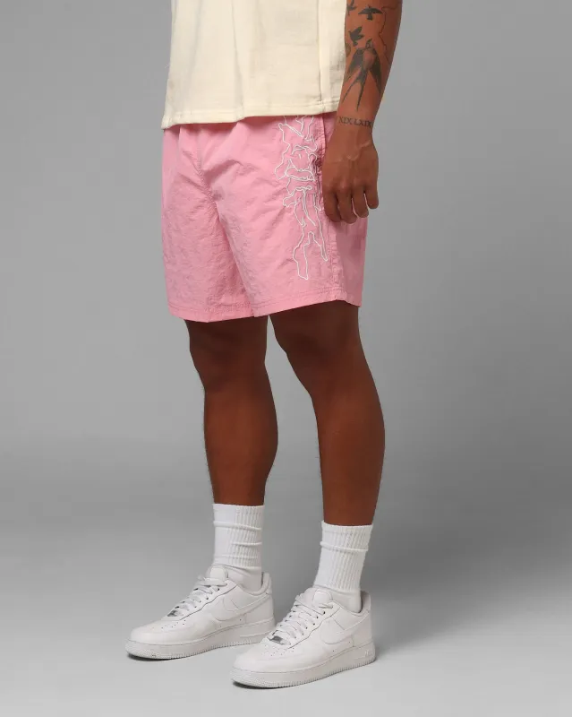 Loiter Walk Shorts Pink made by Culture Kings