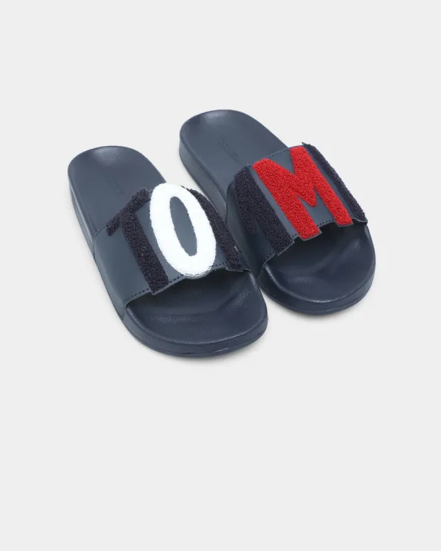 Tommy Jeans Women's Tommy Lettering Slides Desert Sky sold by Culture Kings