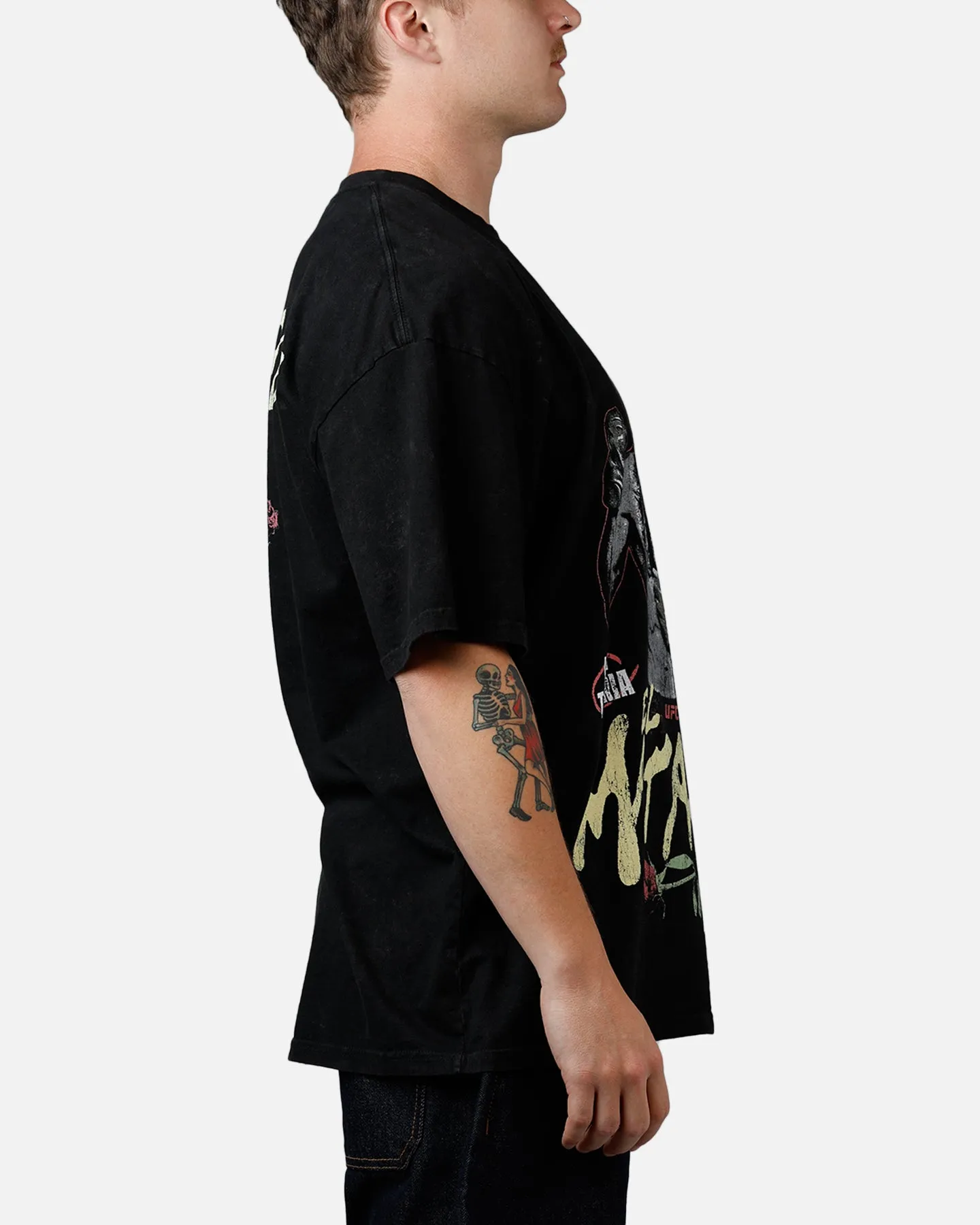 UFC By Culture Kings UFC 250 Ilia Topuria T-Shirt Black Acidwash sold by Culture Kings product image thumbnail 4