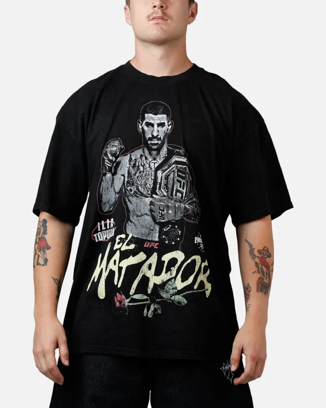 UFC By Culture Kings UFC 250 Ilia Topuria T-Shirt Black Acidwash made by Culture Kings