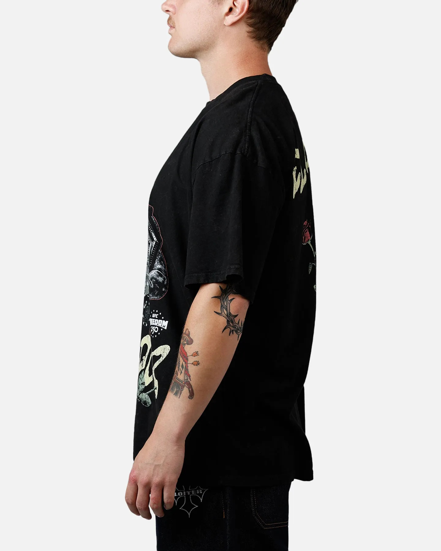 UFC By Culture Kings UFC 250 Ilia Topuria T-Shirt Black Acidwash sold by Culture Kings product image thumbnail 5