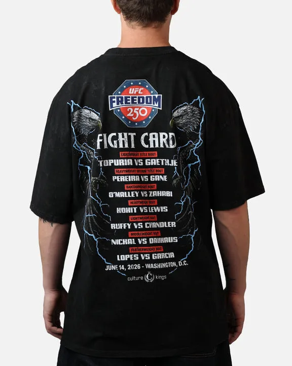 UFC By Culture Kings UFC 250 Freedom T-Shirt Black Acidwash sold by Culture Kings product image thumbnail 2