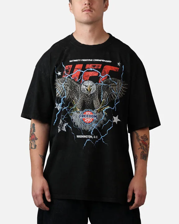 UFC By Culture Kings UFC 250 Freedom T-Shirt Black Acidwash sold by Culture Kings