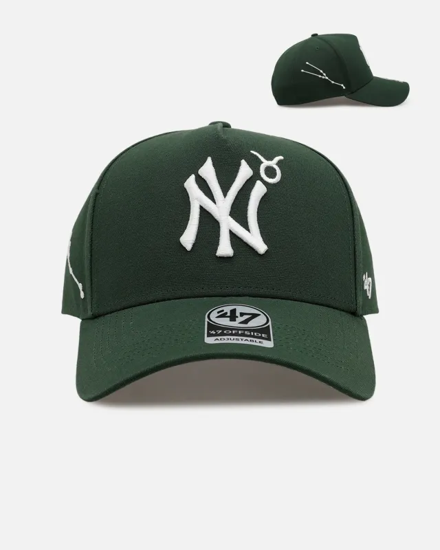 47 Brand New York Yankees 'Yankees Zodiac' Taurus 47 Offside Snapback Dark Green made by 47