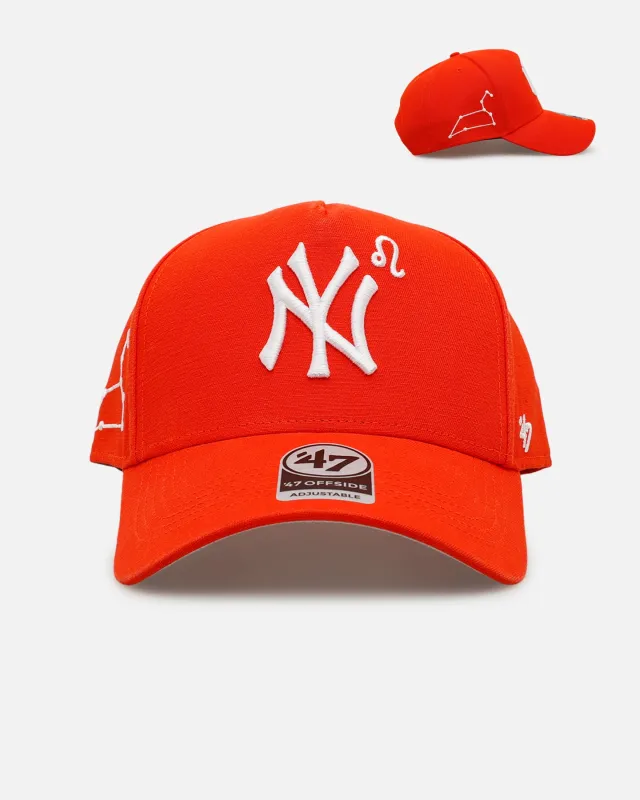 47 Brand New York Yankees 'Yankees Zodiac' Leo 47 Offside Snapback Orange made by 47