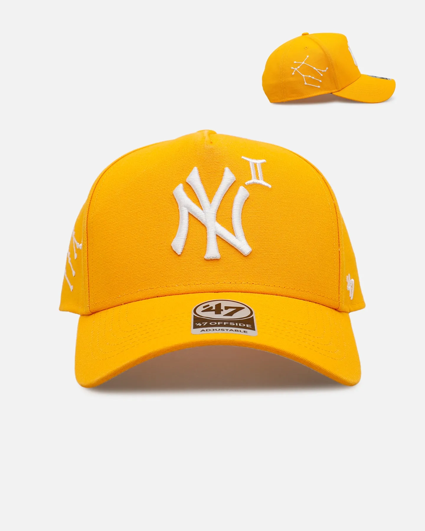 47 Brand New York Yankees 'Yankees Zodiac' Gemini 47 Offside Snapback Gold sold by Culture Kings