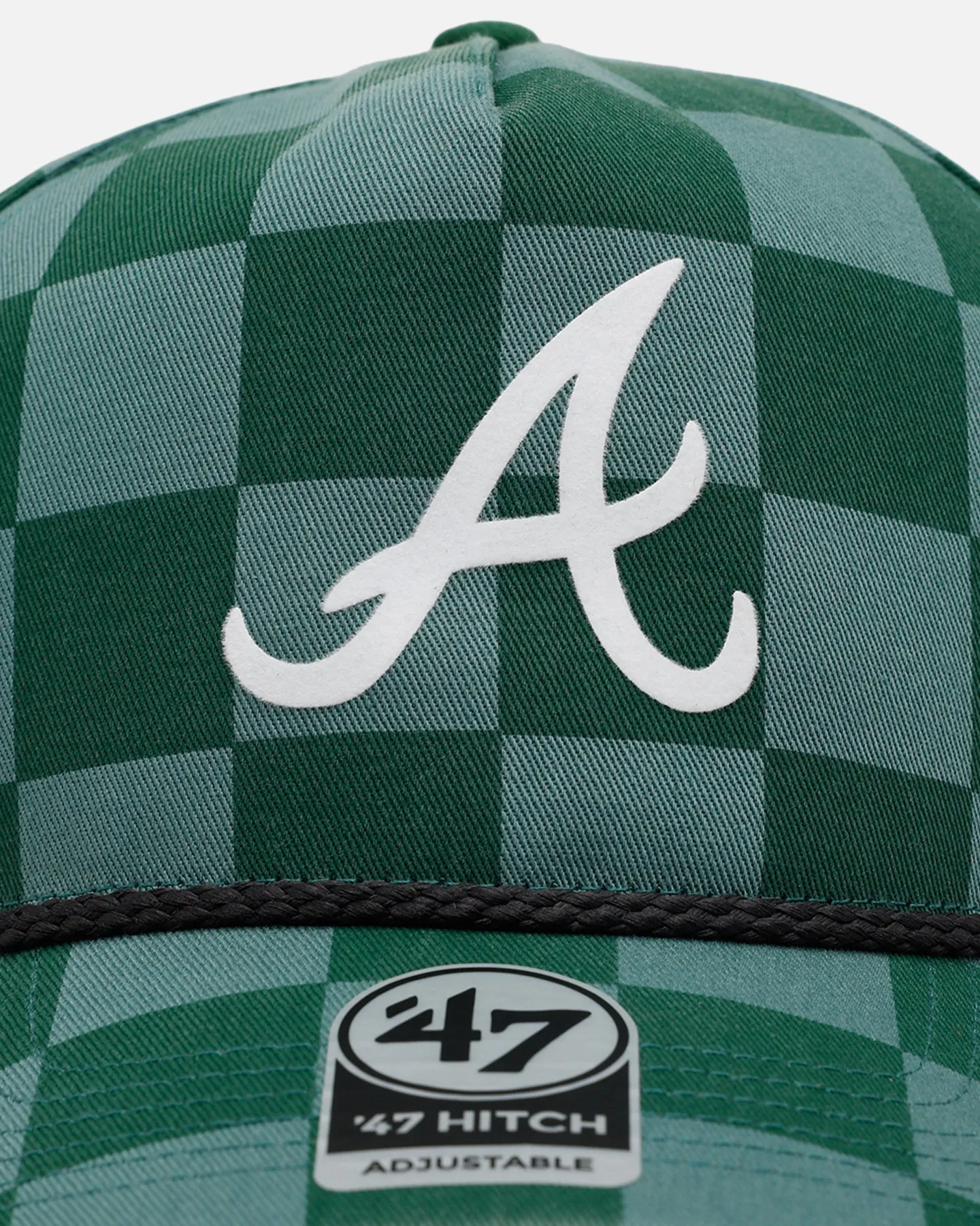 47 Brand Atlanta Braves 'Checkerboard' 47 Hitch Snapback Green sold by Culture Kings product image thumbnail 5