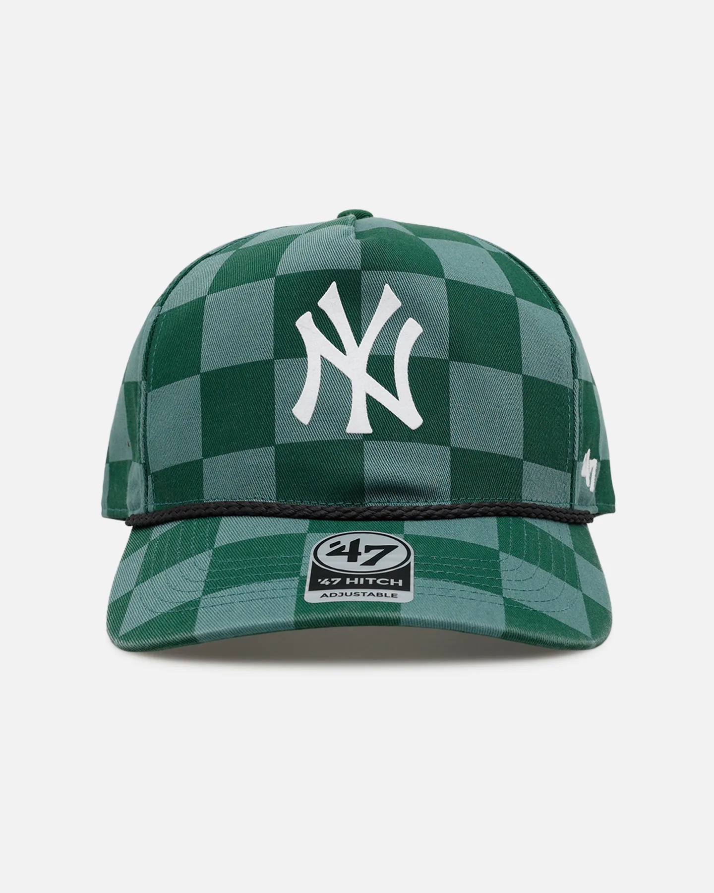 47 Brand New York Yankees 'Checkerboard' 47 Hitch Snapback Green sold by Culture Kings
