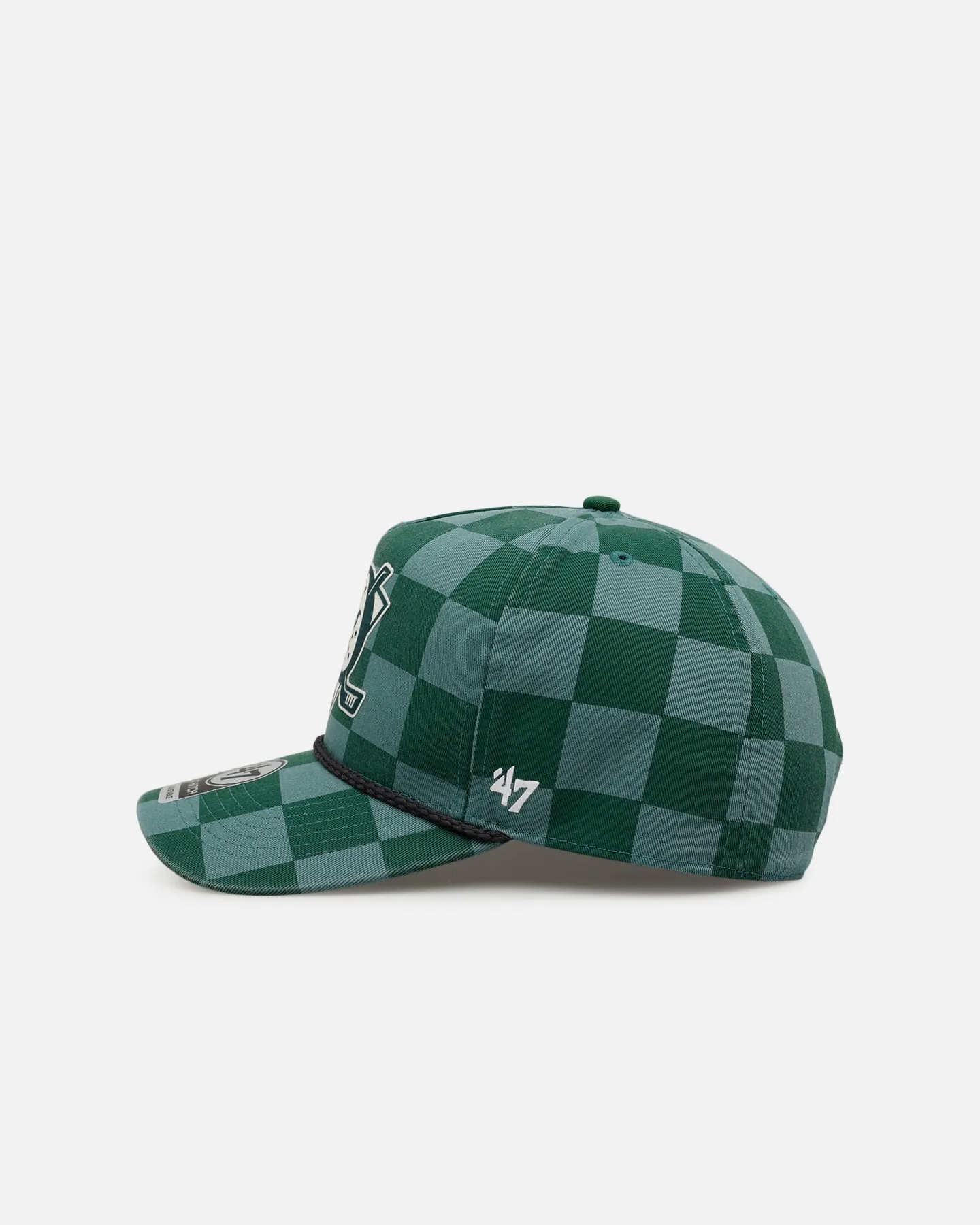 47 Brand Anaheim Ducks 'Checkerboard' 47 Hitch Snapback Green sold by Culture Kings product image thumbnail 4