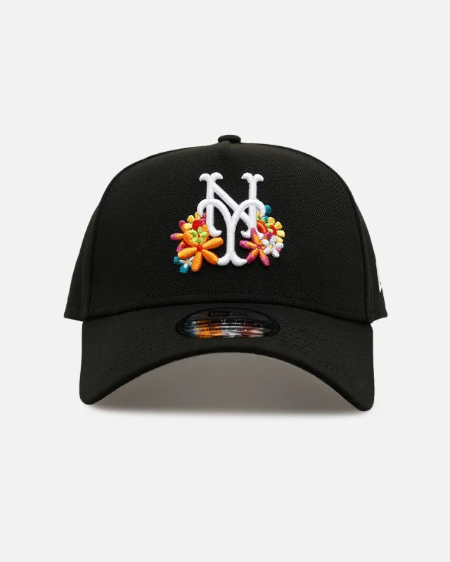 New Era New York Mets 'Summer Flowers' 9FORTY A-Frame Snapback Black made by New Era