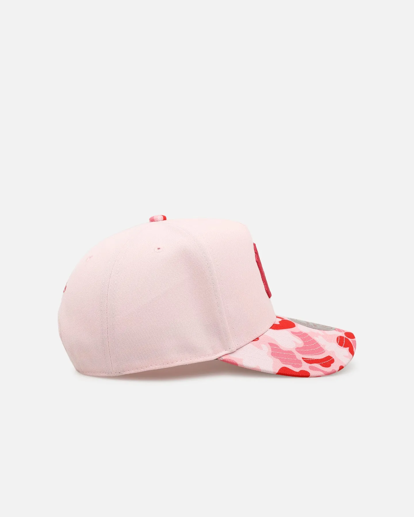 Mitchell & Ness New York Yankees 'Pink Camo' Pro Pinch Snapback Pink sold by Culture Kings product image thumbnail 3