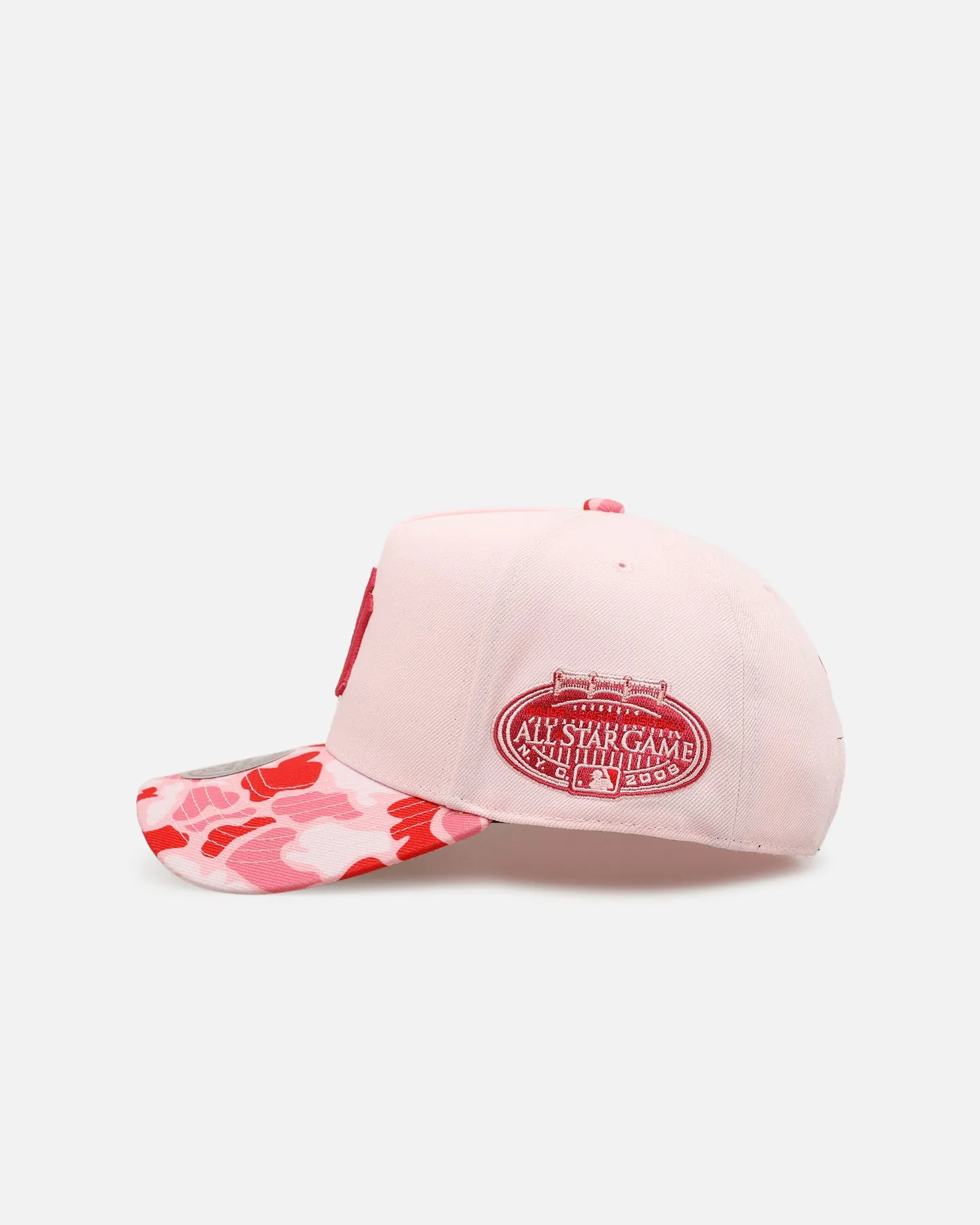 Mitchell & Ness New York Yankees 'Pink Camo' Pro Pinch Snapback Pink sold by Culture Kings product image thumbnail 4
