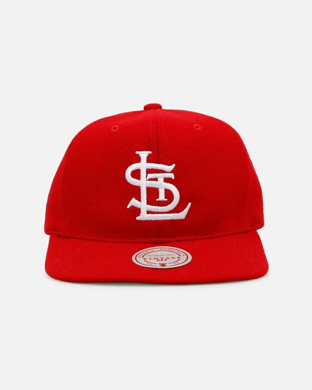 Mitchell & Ness St. Louis Cardinals 'Vintage Baseball' Vintage Fit Strapback Red made by Mitchell & Ness