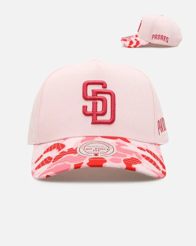 Mitchell & Ness San Diego Padres 'Pink Camo' Pro Pinch Snapback Pink made by Mitchell & Ness