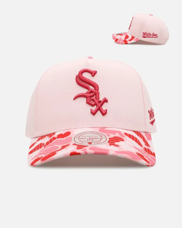 Mitchell & Ness Chicago White Sox 'Pink Camo' Pro Pinch Snapback Pink made by Mitchell & Ness