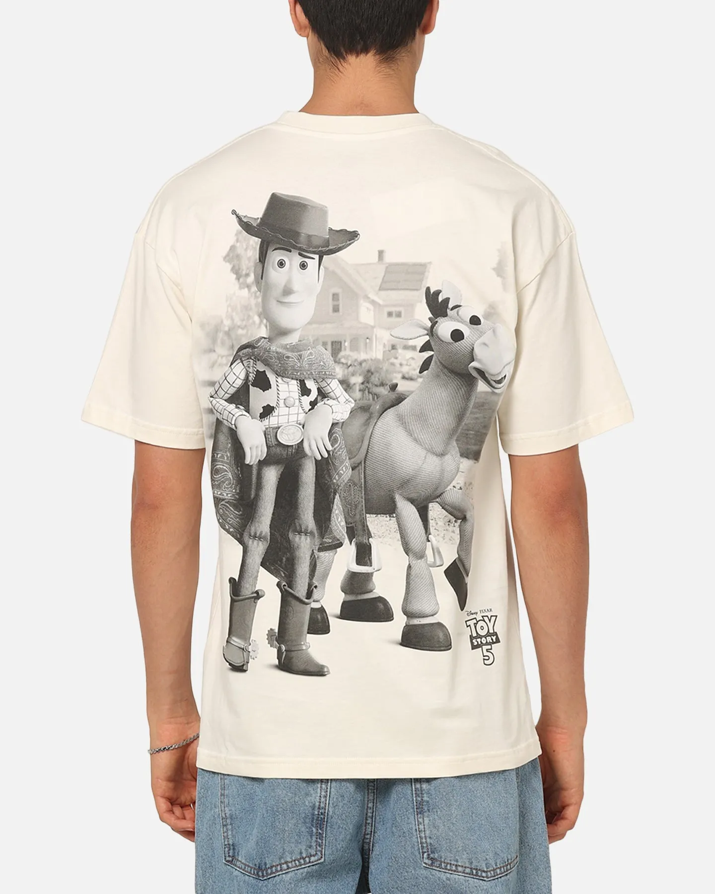 73Studio Disney Pixar Toy Story Woody And Bullseye T-Shirt Off White sold by Culture Kings product image thumbnail 2