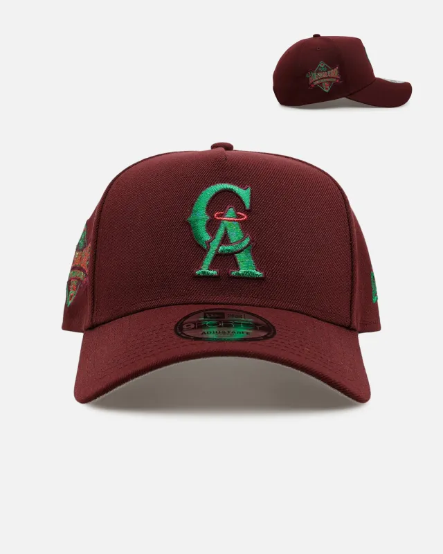 New Era Los Angeles Angels 'Frosted Burgundy' 9FORTY A-Frame Snapback Burgundy made by New Era