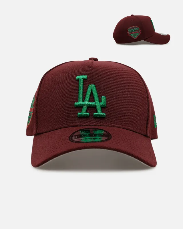 New Era Los Angeles Dodgers 'Frosted Burgundy' 9FORTY A-Frame Snapback Burgundy made by New Era