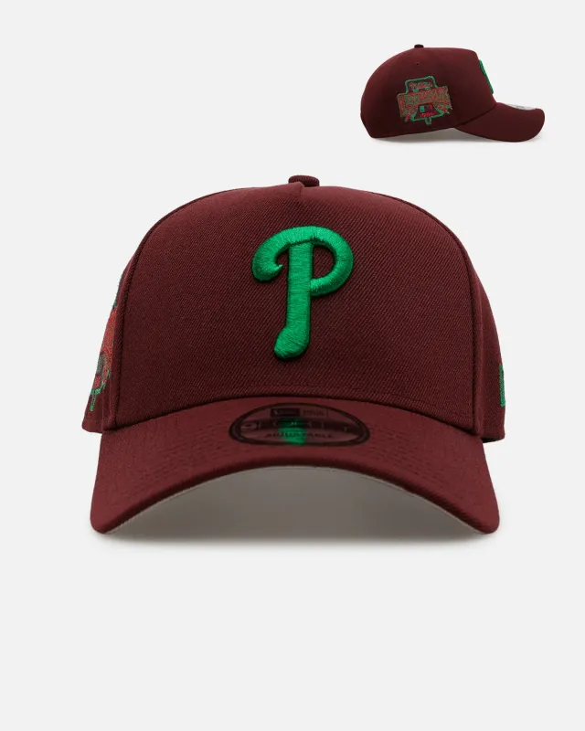 New Era Philadelphia Phillies 'Frosted Burgundy' 9FORTY A-Frame Snapback Burgundy made by New Era