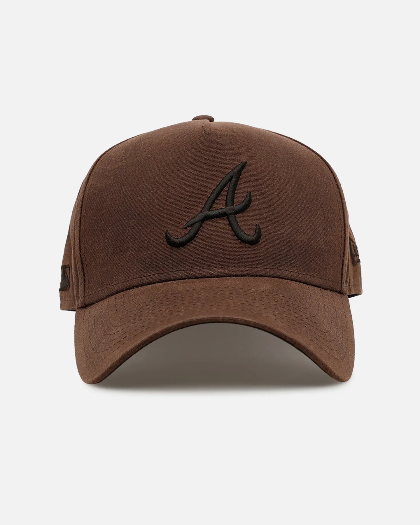 New Era Atlanta Braves 'Waxed Canvas QS' 59FORTY A-Frame Fitted Brown sold by Culture Kings