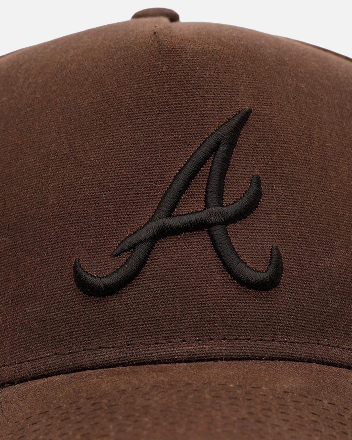 New Era Atlanta Braves 'Waxed Canvas QS' 59FORTY A-Frame Fitted Brown sold by Culture Kings product image thumbnail 5