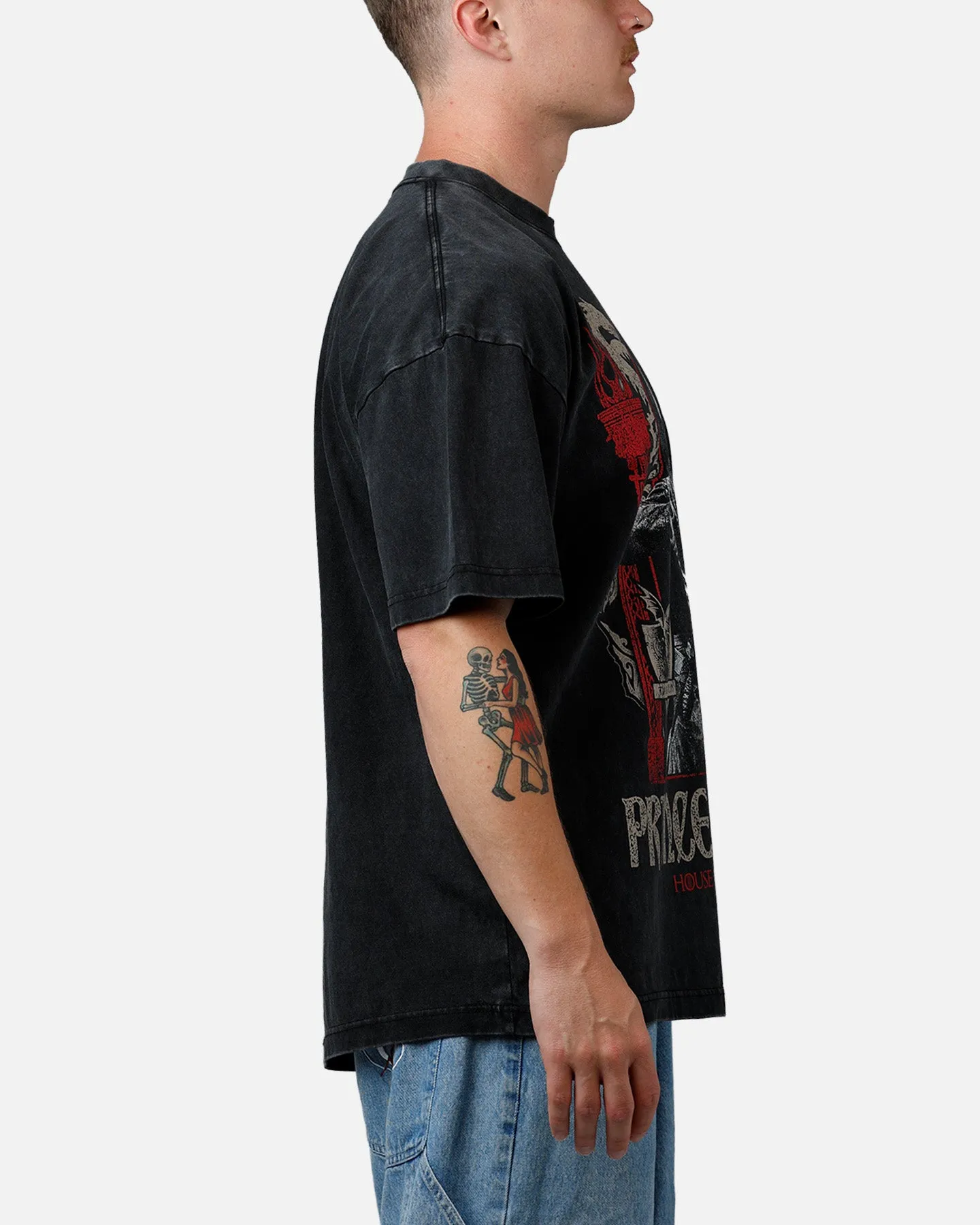 73Studio X House Of The Dragon Prince Of Daemon T-Shirt Washed Charcoal sold by Culture Kings product image thumbnail 4