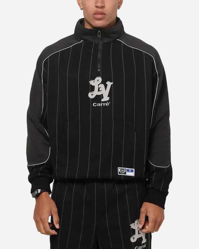 Carre Las Vegas City Series Quarter Zip Crewneck Black Pinstripe made by Culture Kings