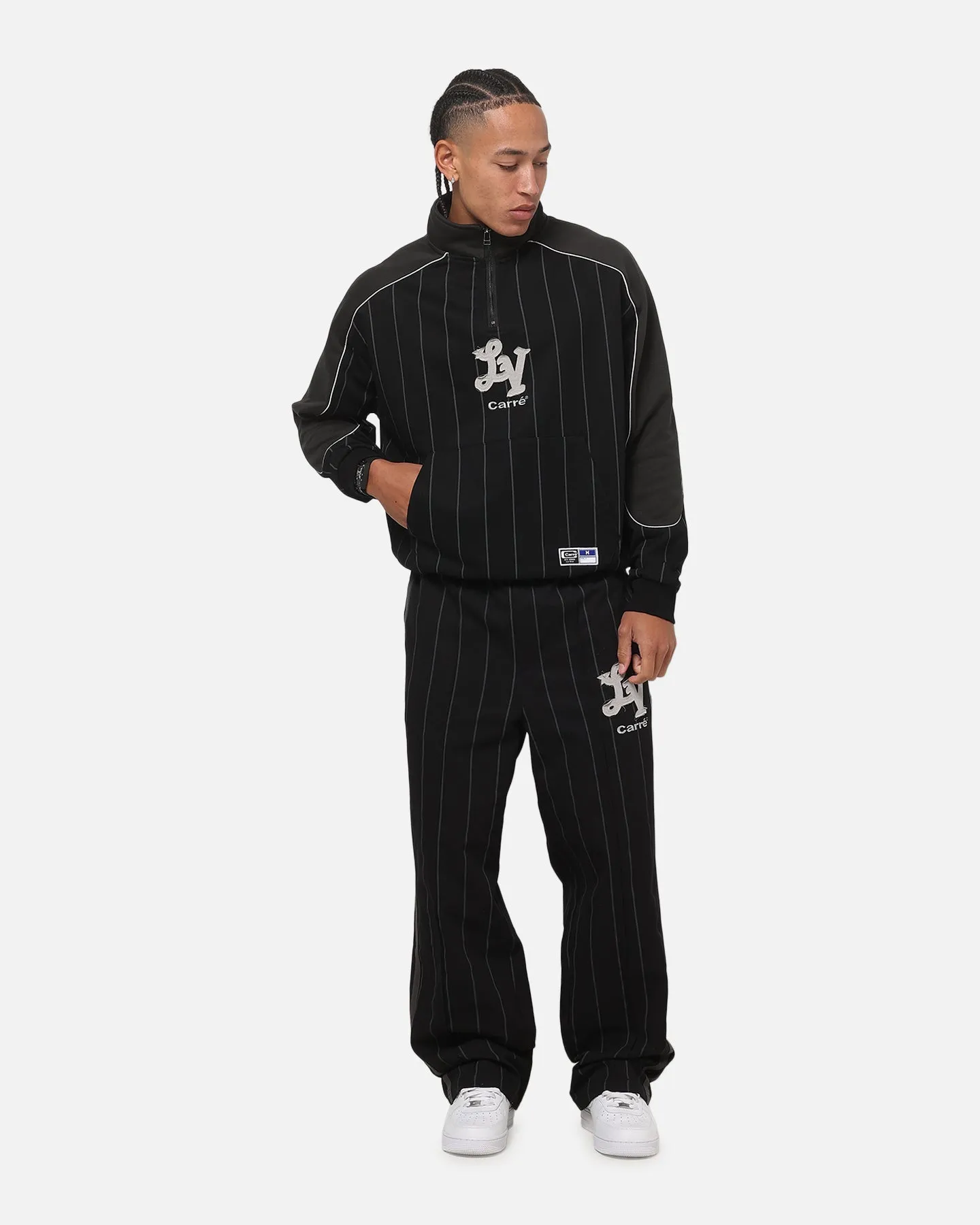 Carre Las Vegas City Series Quarter Zip Crewneck Black Pinstripe sold by Culture Kings product image thumbnail 2