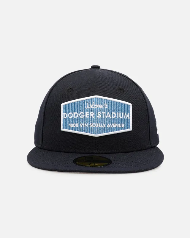 New Era Los Angeles Dodgers 'Welcome Sign' 59FIFTY Fitted Navy made by New Era