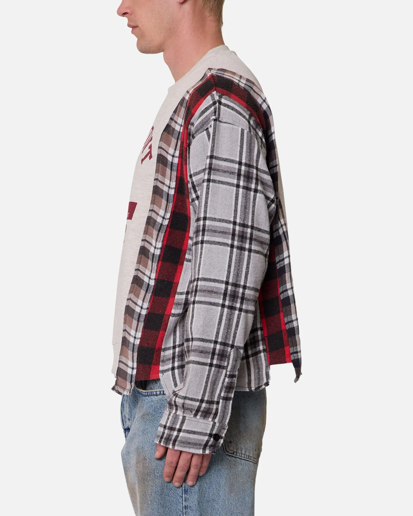 MNML Panelled Flannel Shirt Multi sold by Culture Kings product image thumbnail 4