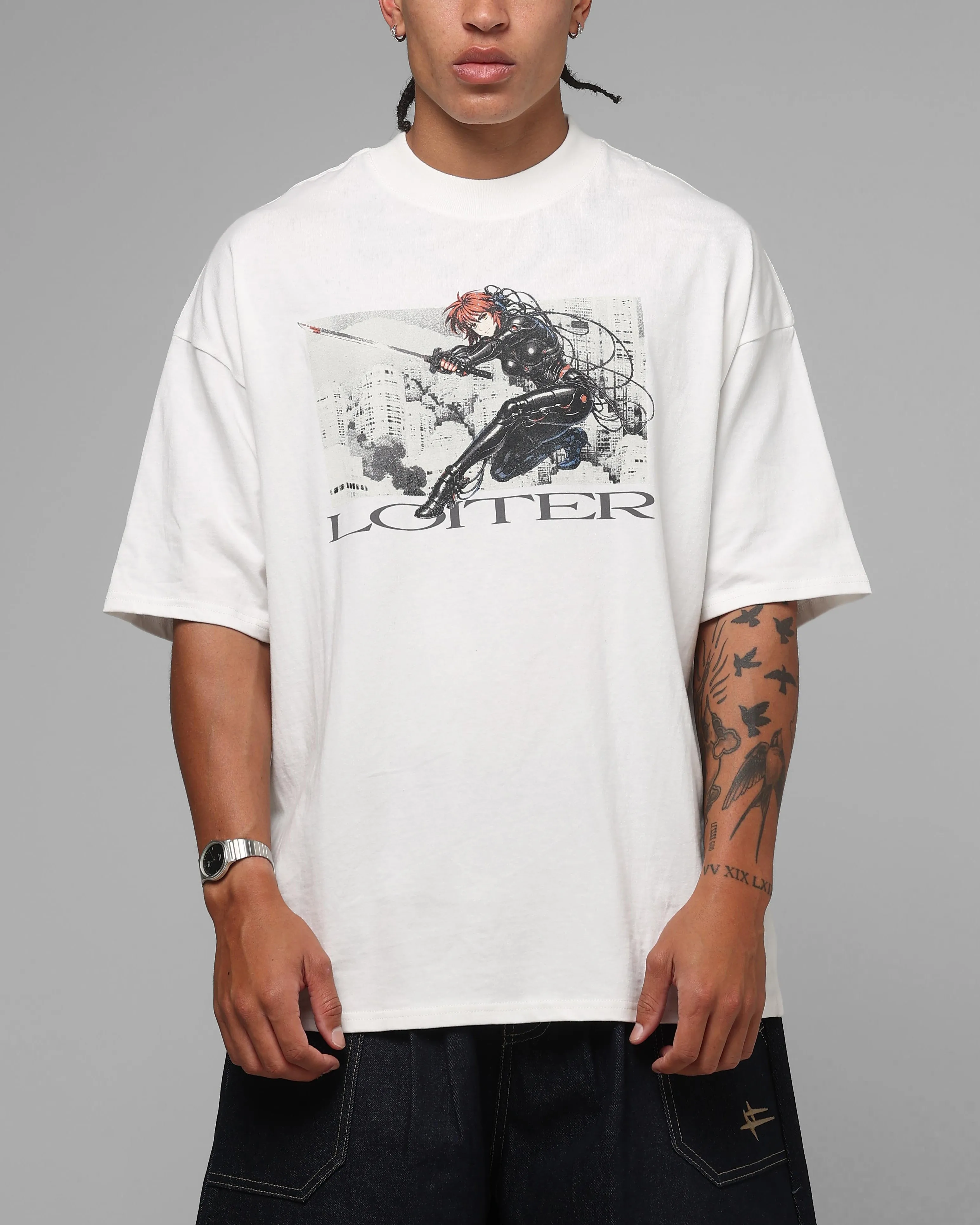 Loiter Ultimate Spectre Vintage T-Shirt Off White sold by Culture Kings product image thumbnail 2