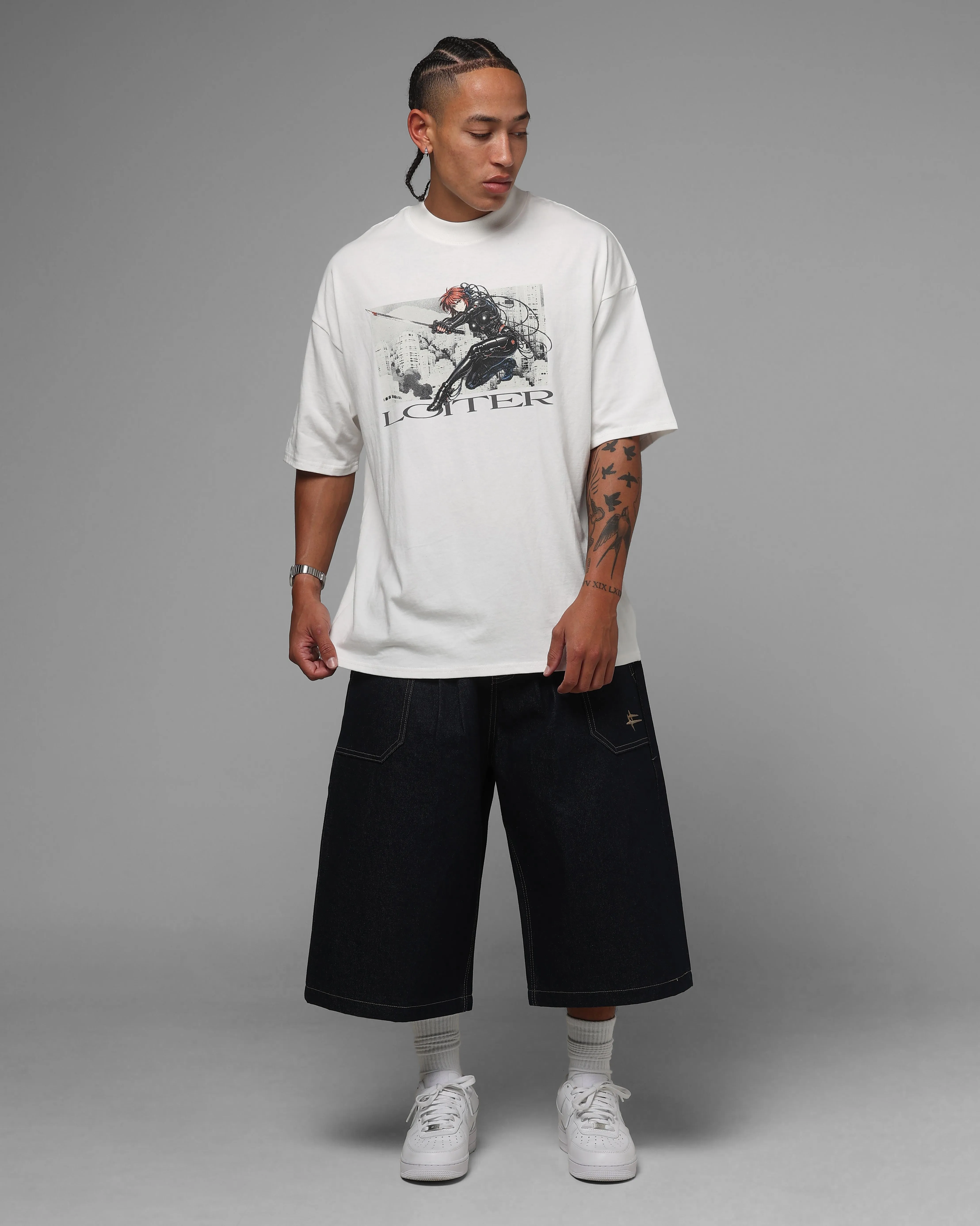 Loiter Ultimate Spectre Vintage T-Shirt Off White sold by Culture Kings product image thumbnail 3