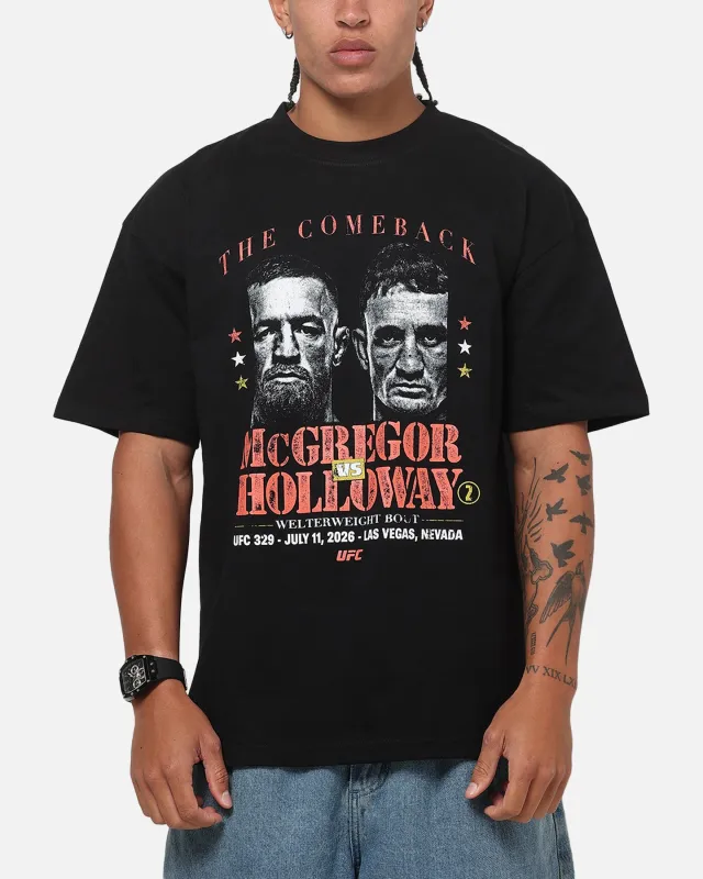 UFC By Culture Kings UFC IFW 2026 McGregor Vs. Holloway T-Shirt Black made by Culture Kings