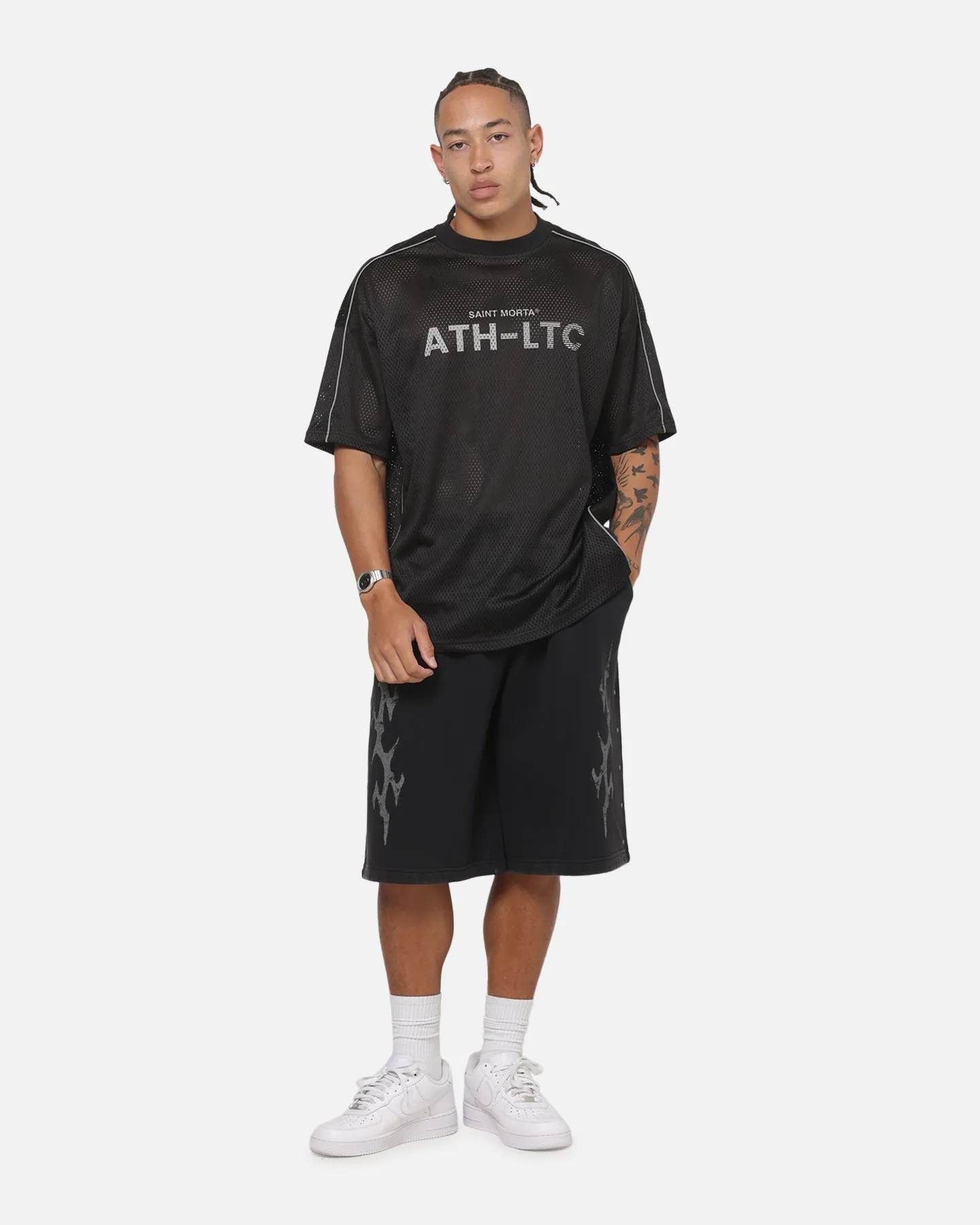 Saint Morta ATHLTC Mesh Jersey Black sold by Culture Kings product image thumbnail 3