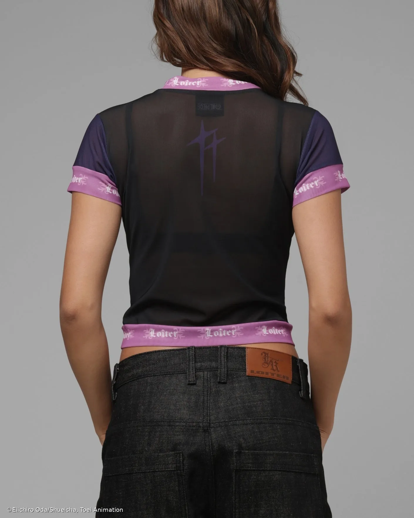 Loiter X ONE PIECE Women's Robin Mesh T-Shirt Black sold by Culture Kings product image thumbnail 2