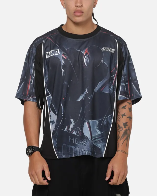 73Studio Marvel Spider-Man Superior Jersey Black made by Culture Kings