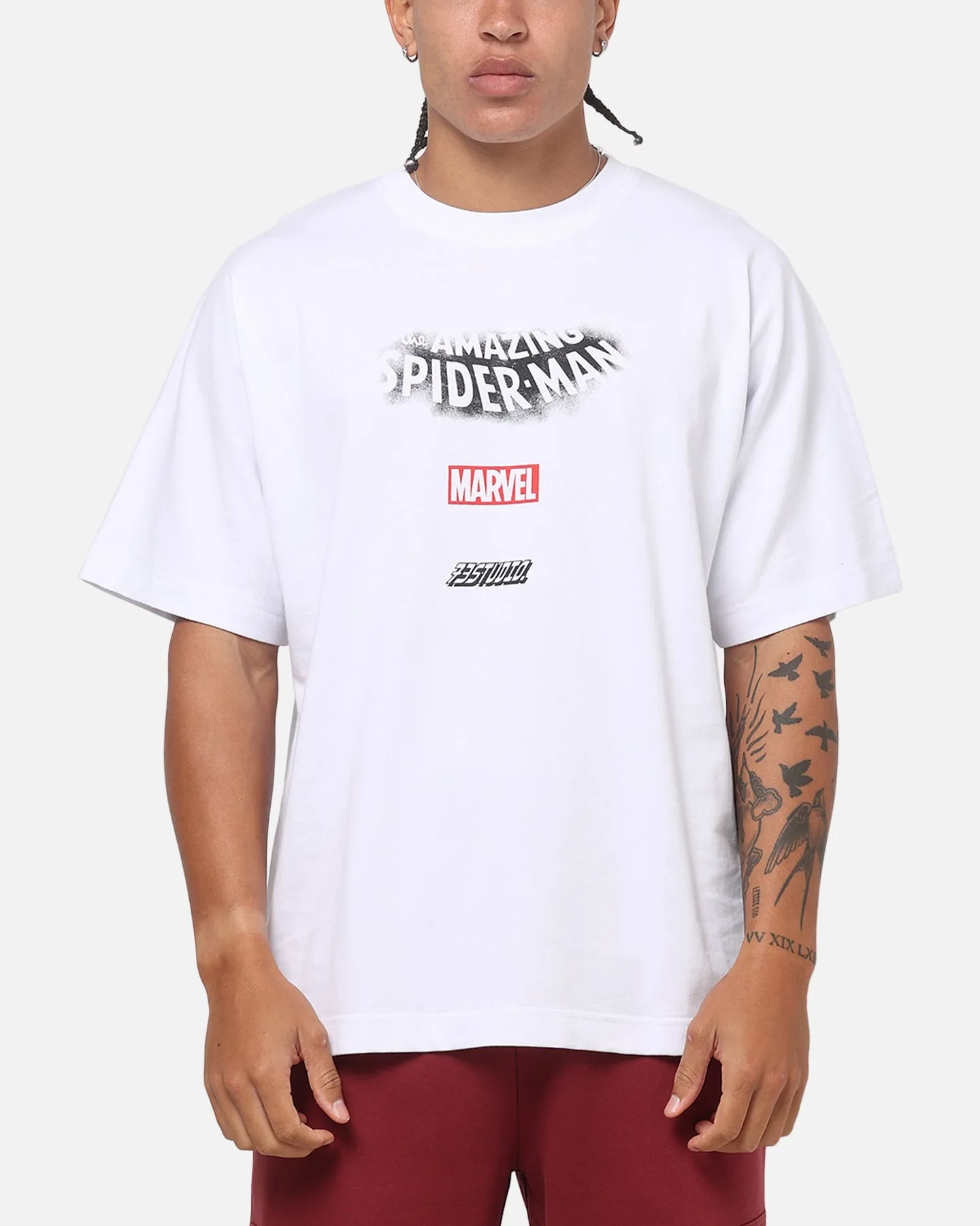 73Studio Marvel Spider-Man All Over Print T-Shirt White sold by Culture Kings product image thumbnail 2