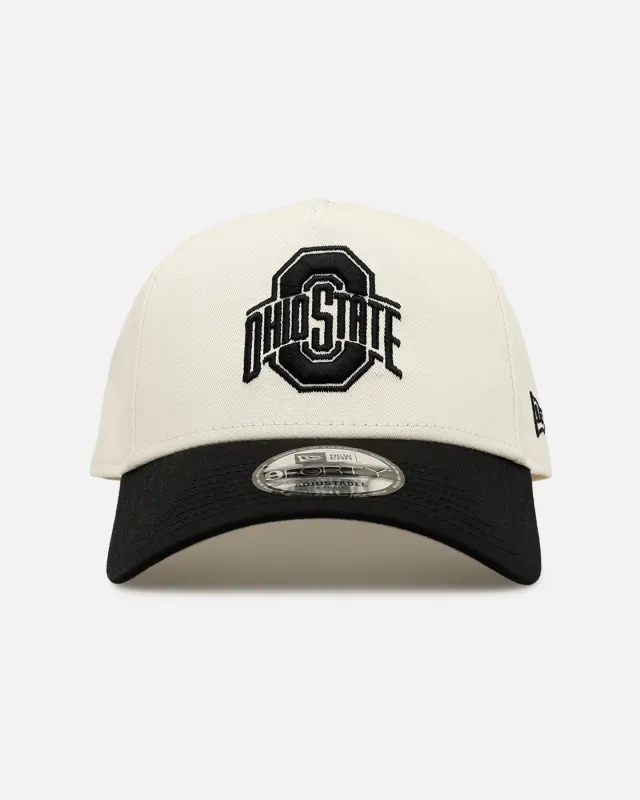New Era Ohio State Buckeyes 'Easy Chrome Black' 9FORTY A-Frame Snapback Chrome/Black made by New Era
