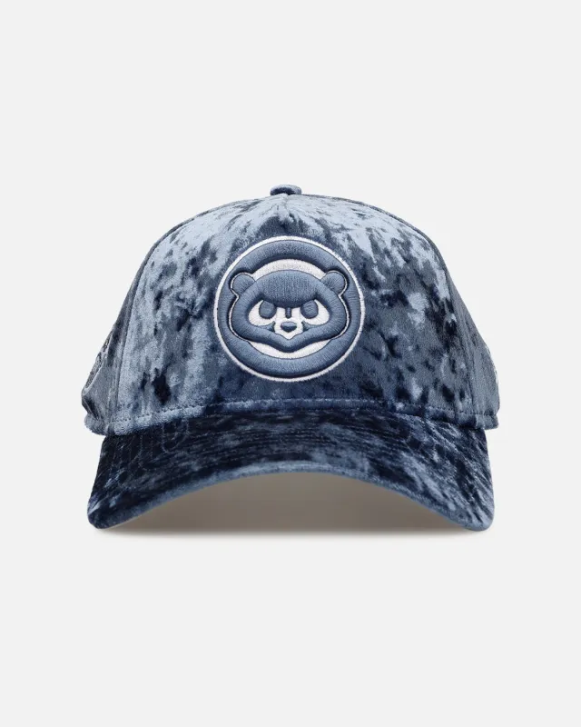 New Era Chicago Cubs 'Crushed Blue Velvet' 9FORTY A-Frame Snapback Blue made by New Era