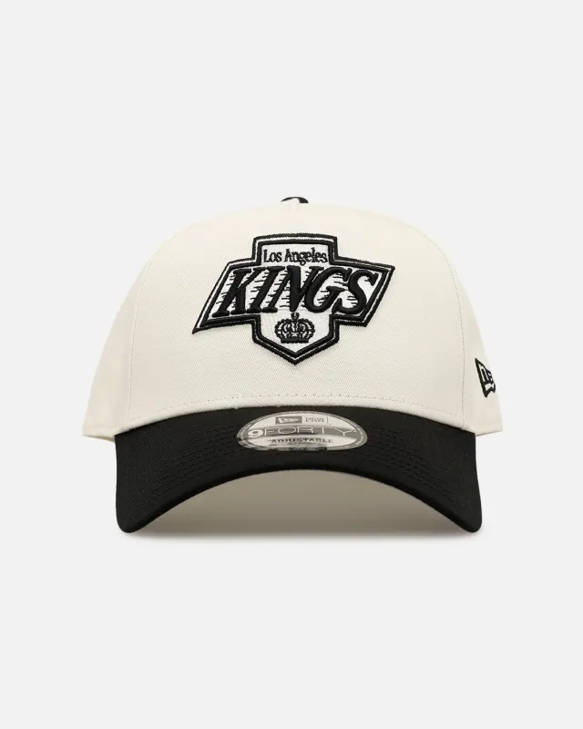 New Era Los Angeles Kings 'Easy Chrome Black' 9FORTY A-Frame Snapback Chrome/Black made by New Era