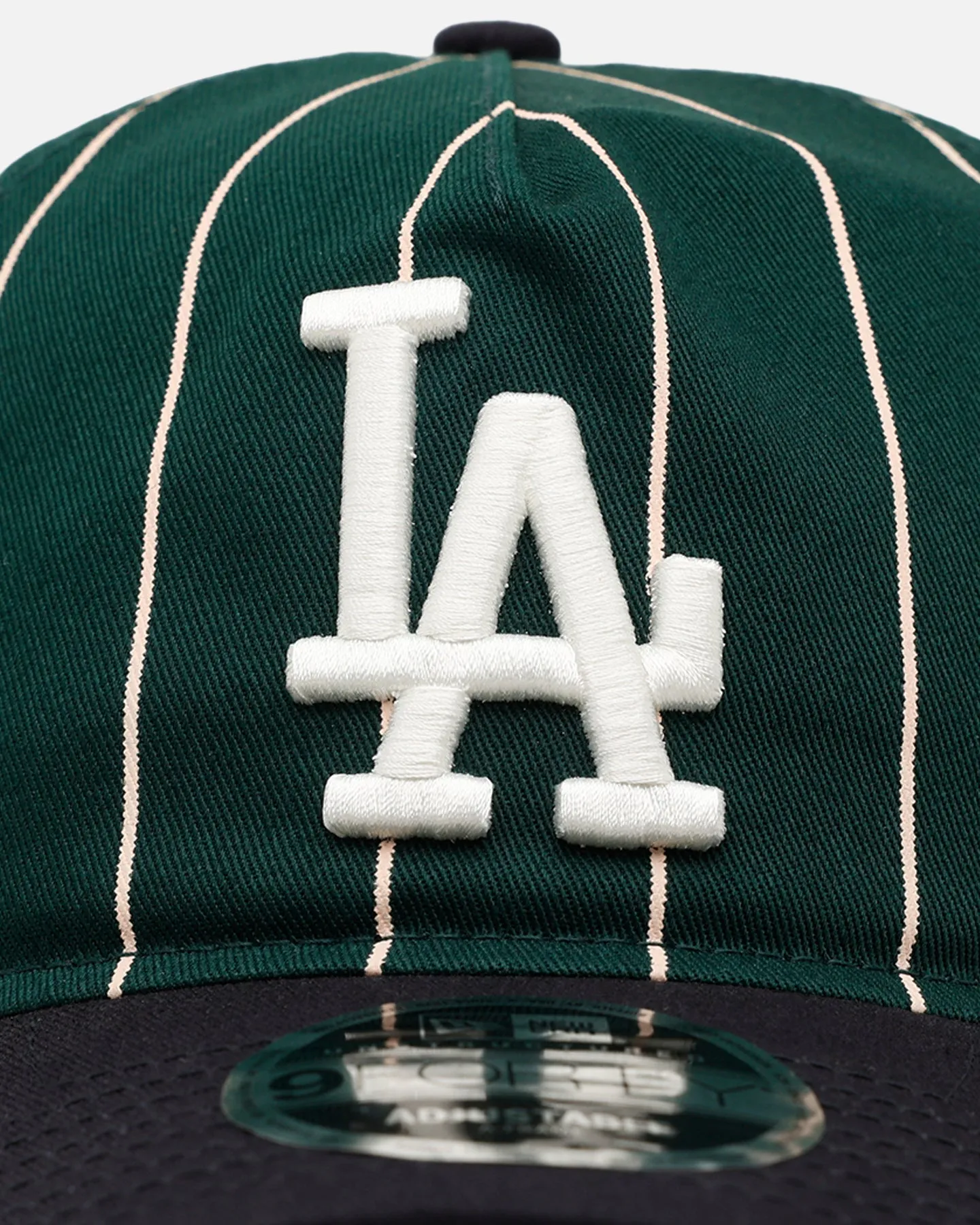 New Era Los Angeles Dodgers 'Pinstripe' 9FORTY A-Frame Snapback Dark Green sold by Culture Kings product image thumbnail 5