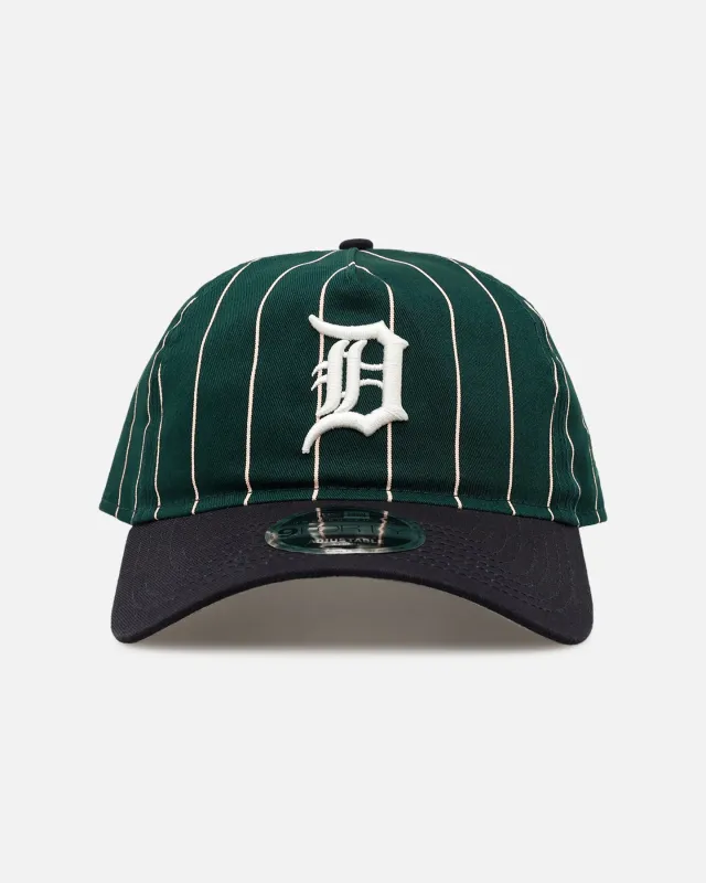 New Era Detroit Tigers 'Pinstripe' 9FORTY A-Frame Snapback Dark Green made by New Era