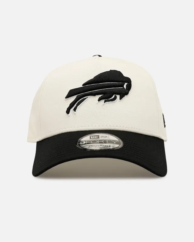 New Era Buffalo Bills 'Easy Chrome Black' 9FORTY A-Frame Snapback Chrome/Black made by New Era