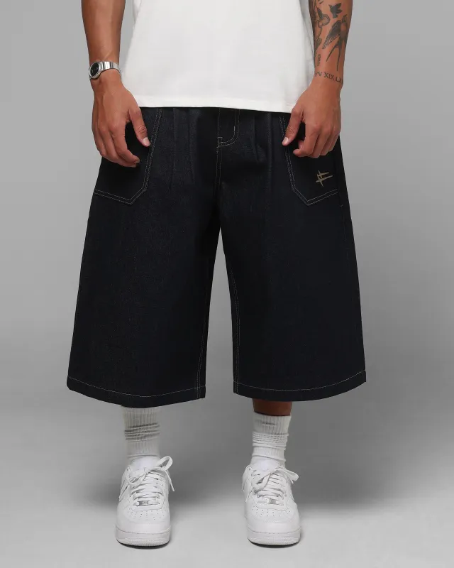 Loiter Shibuya Pleated Jorts Indigo made by Culture Kings