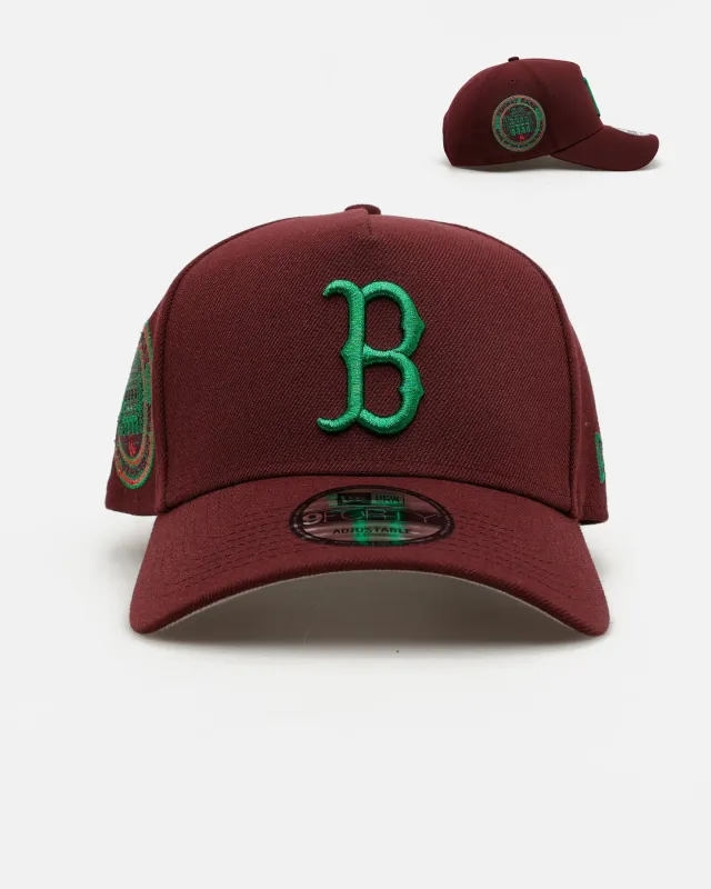 New Era Boston Red Sox 'Frosted Burgundy' 9FORTY A-Frame Snapback Burgundy made by New Era