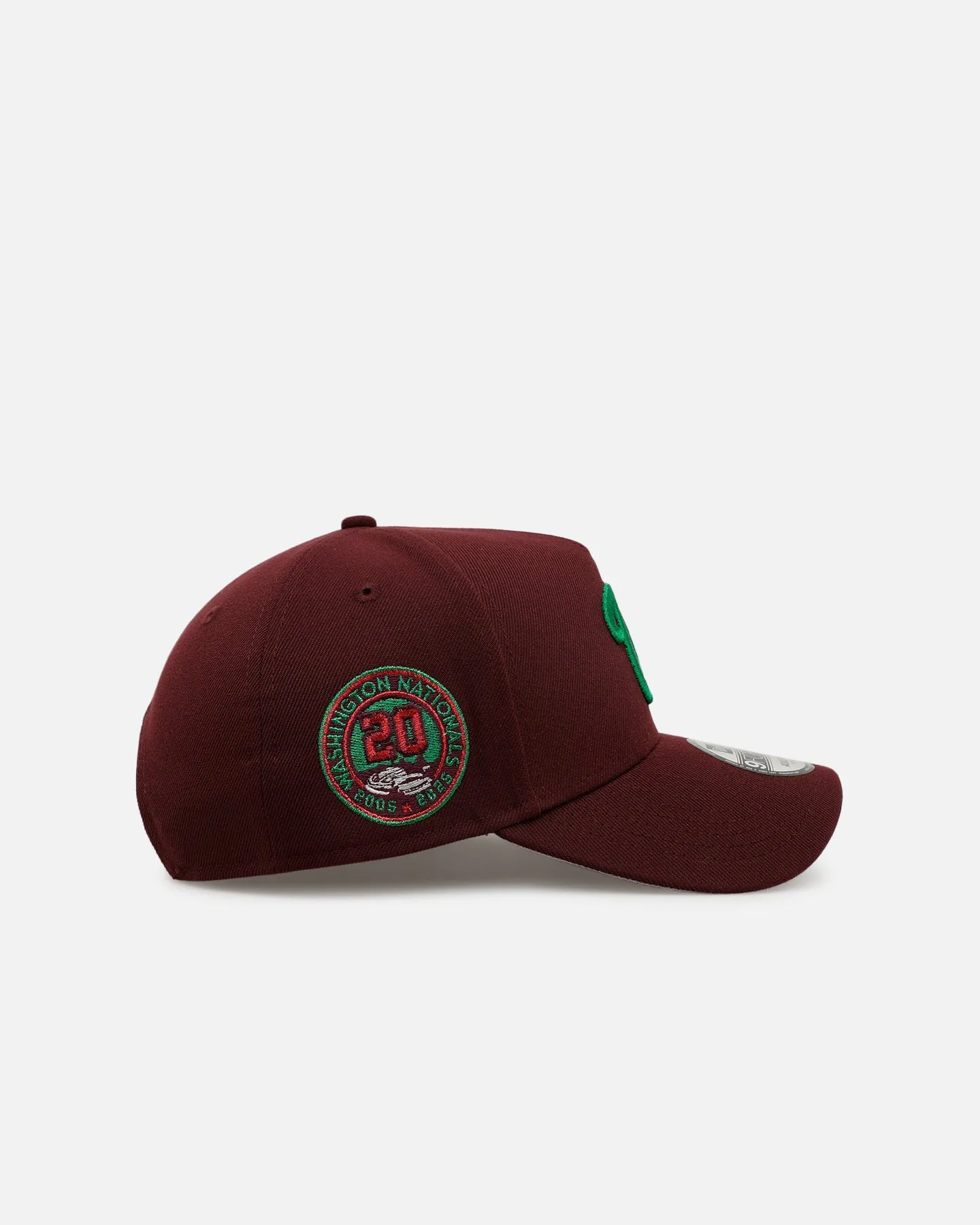 New Era Washington Nationals 'Frosted Burgundy' 9FORTY A-Frame Snapback Burgundy sold by Culture Kings product image thumbnail 3