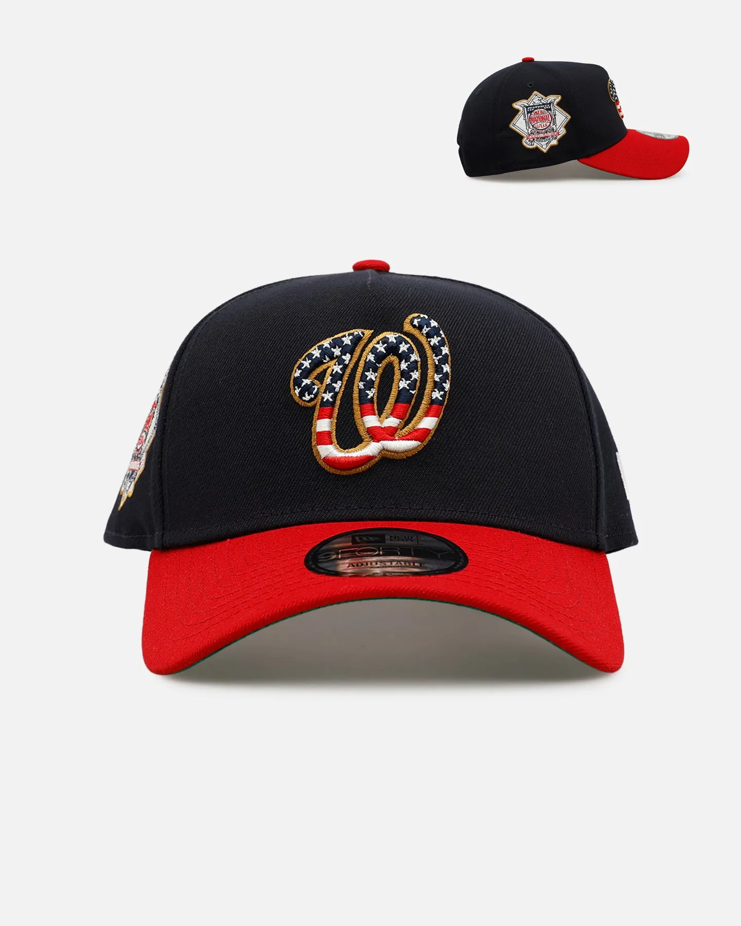 New Era Washington Nationals 'Fourth Of July' 9FORTY A-Frame Snapback Navy/Red sold by Culture Kings
