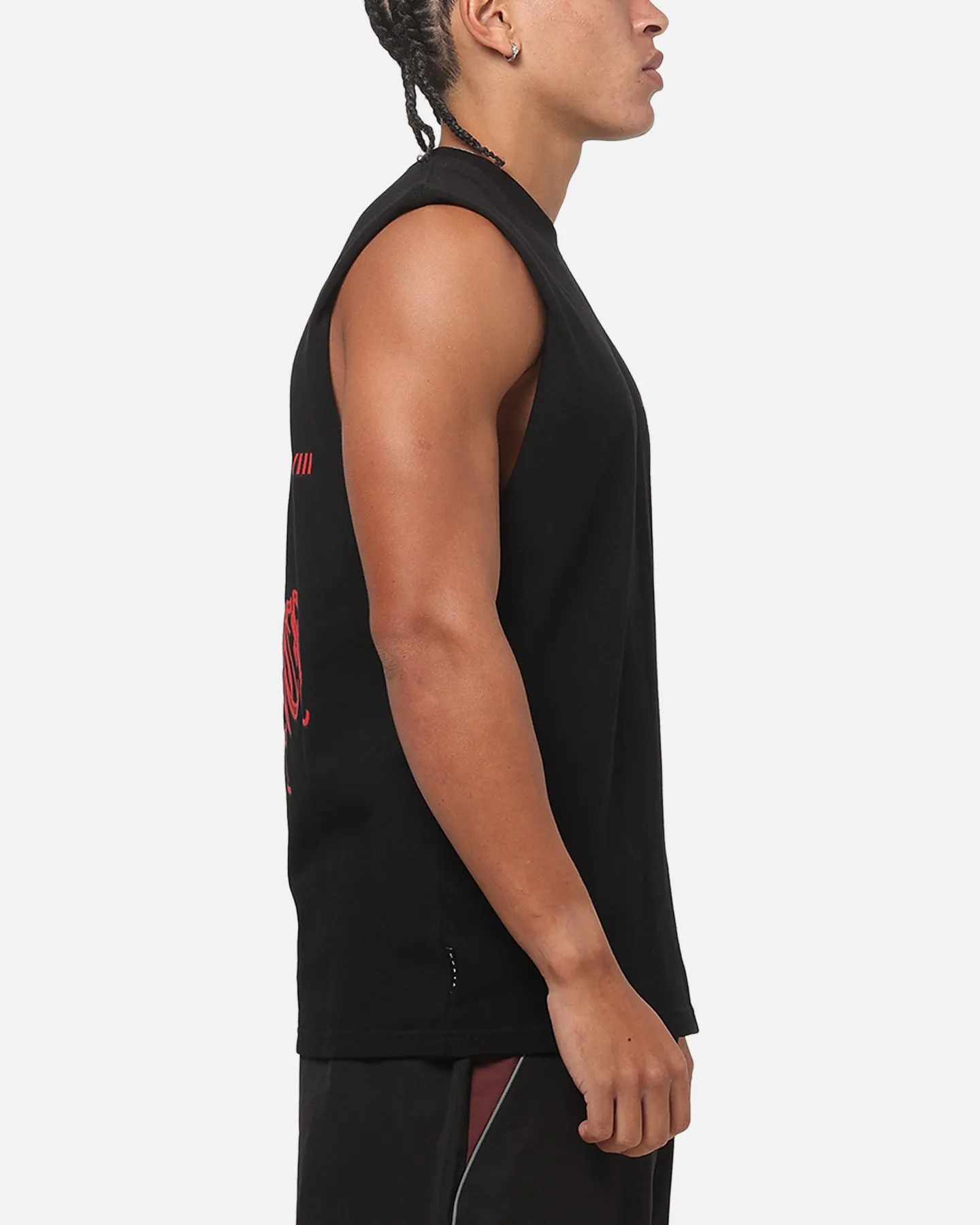 Saint Morta Exodus Oversized Muscle T-Shirt Black sold by Culture Kings product image thumbnail 5